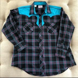 Vintage Kenny Rogers Western shirt Men’s